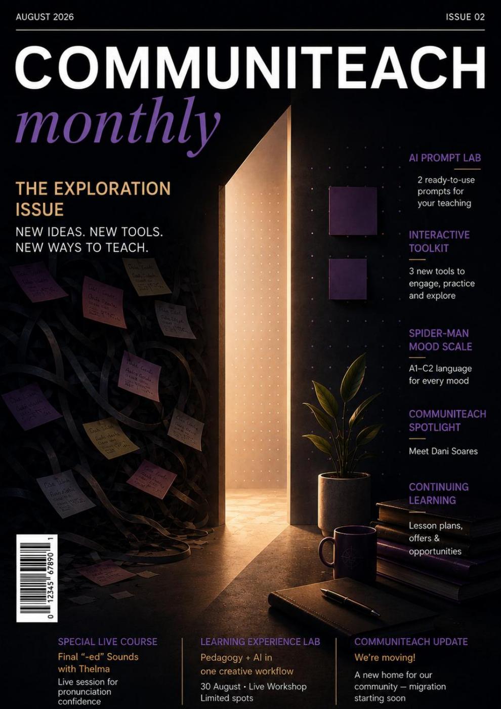 Capa da CommuniTeach Monthly de agosto de 2026
